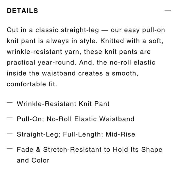 Misook Nancy Straight Leg Mylana Knit Pant Black Women's Small - Picture 8 of 9